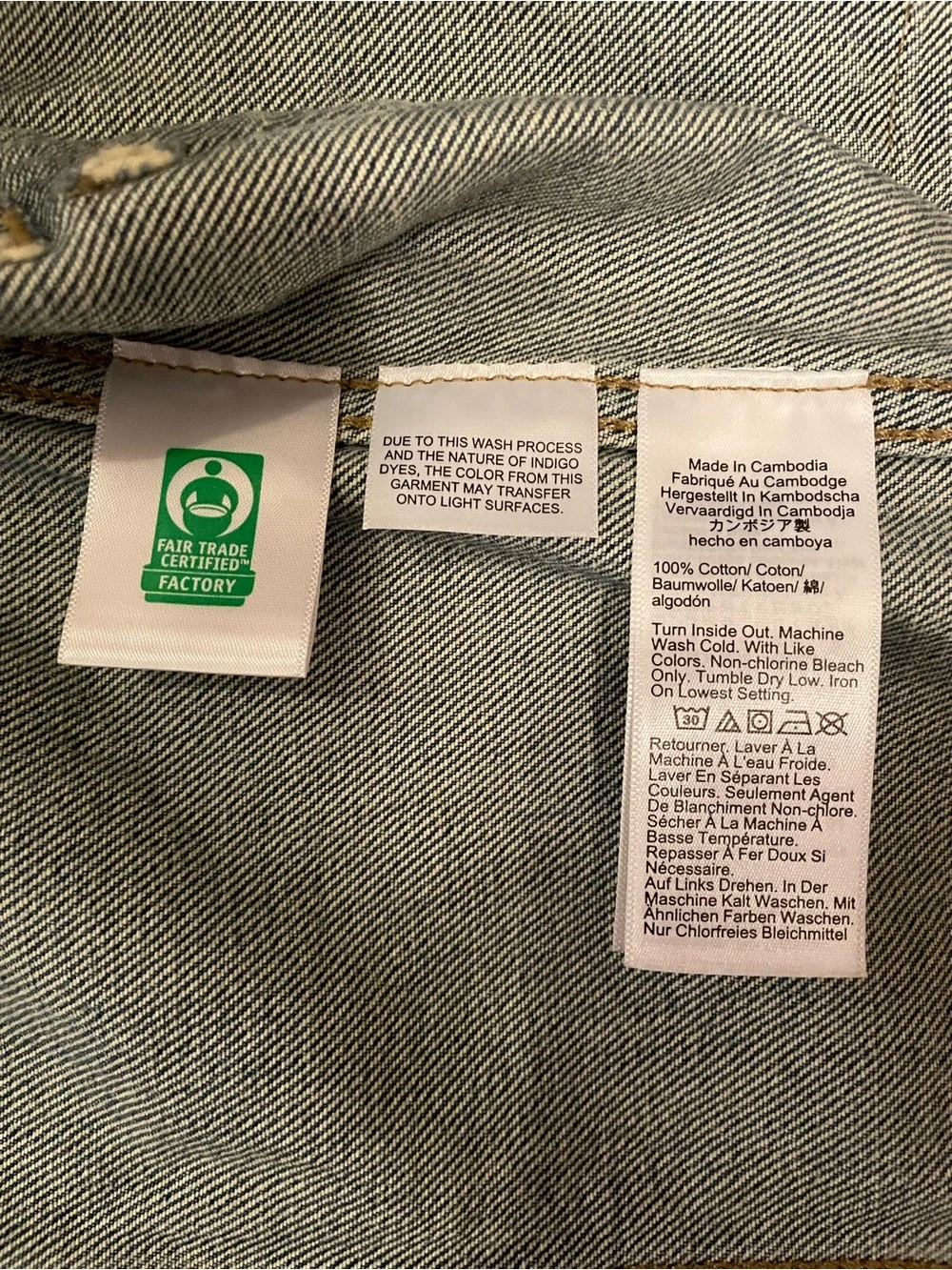 J. Crew Classic Cropped Indigo Denim Jacket - Picture 6 of 6